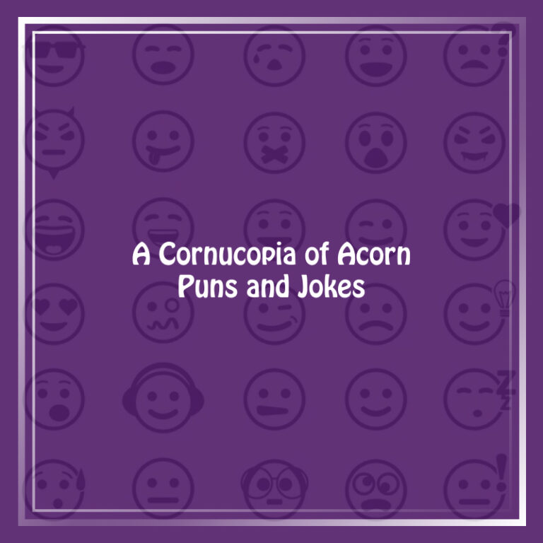 Nutty Wordplay: A Cornucopia of Acorn Puns and Jokes - Punopolis